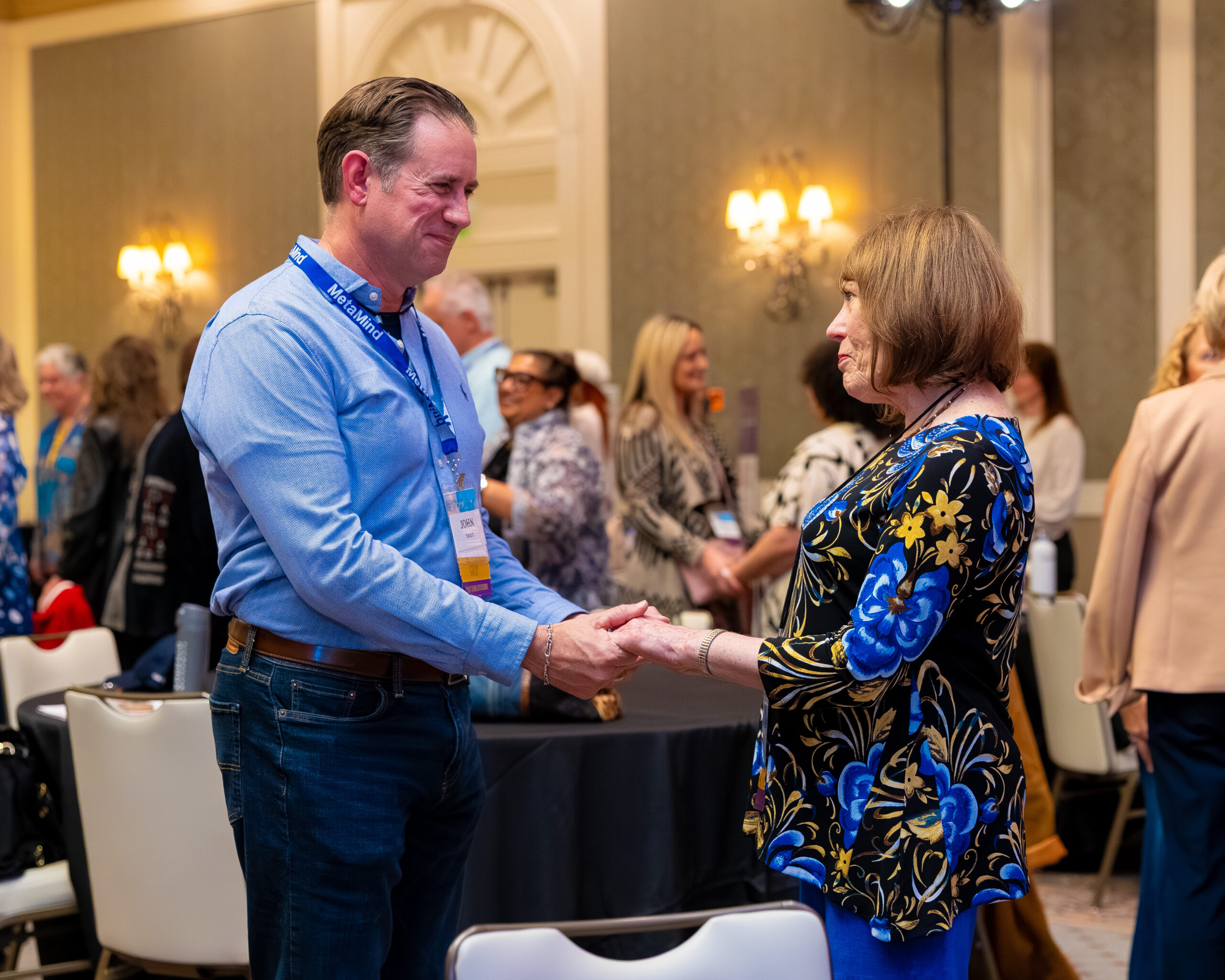Soulful Leadership attendees connecting during an exercise